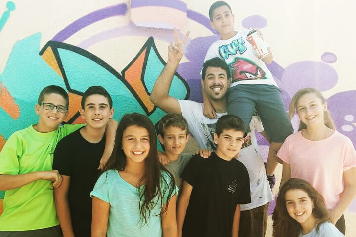 סדנאות גרפיטי בימי הולדת